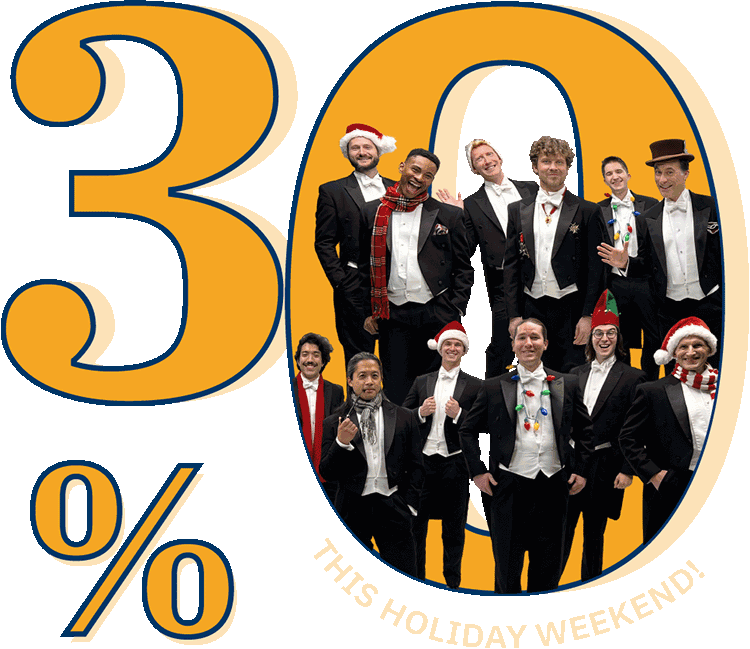 30% off this holiday weekend on select shows